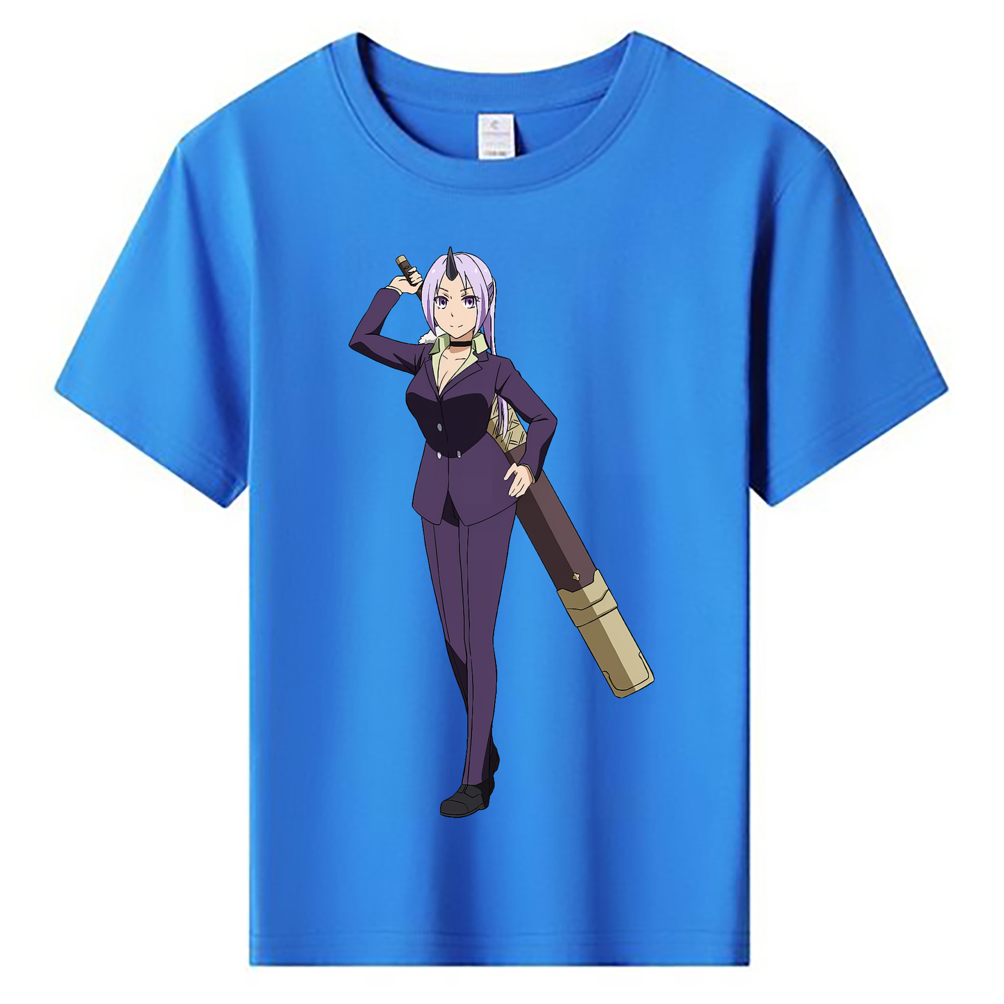 （画像用） 転スラ Regarding Reincarnated to Slime 綿100％キッズTシャツ（フロントプリント）